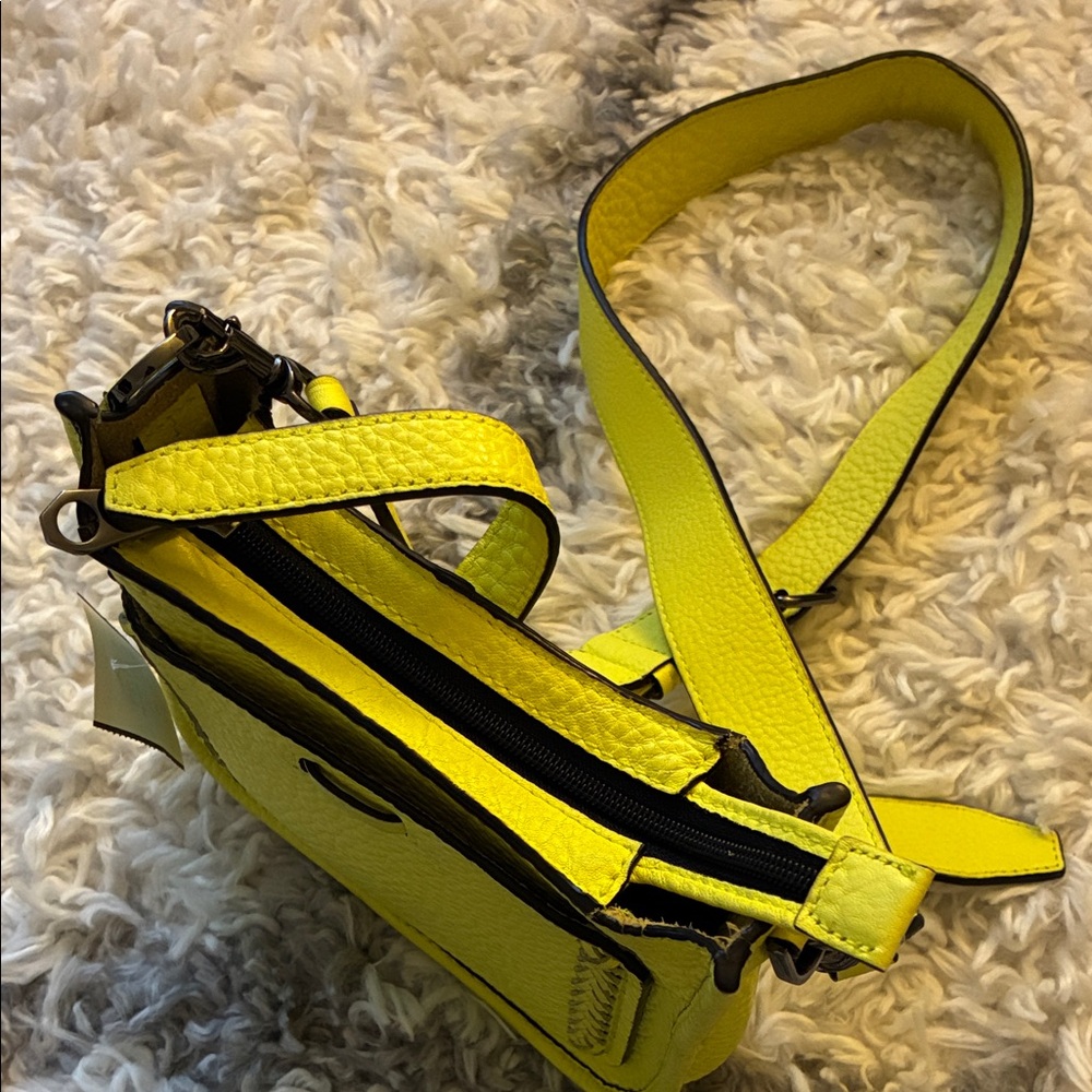Rebecca Minkoff Neon Yellow Crossbody Bag - Picture 5 of 7